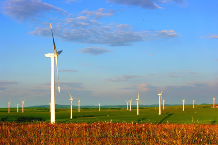 Wind power station